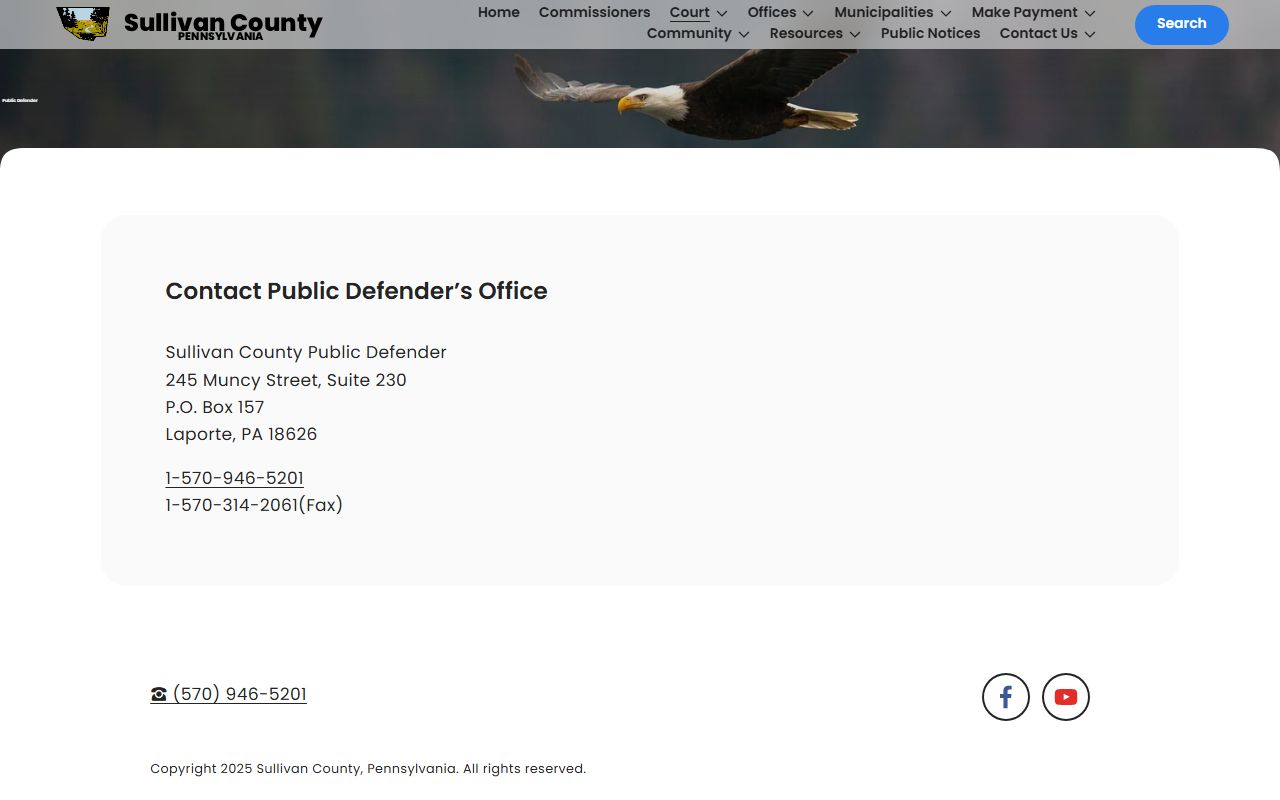 Sullivan County Court Public Defender office